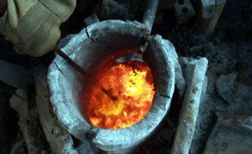 Forging oneself - iron ore