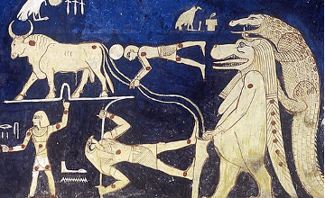 Seti I, Egyptian relief, illumination, Fellowship of Friends, Robert Earl Burton, FourthWayTOday.org, celestial light