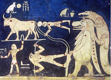 Seti I, Egyptian relief, illumination, Fellowship of Friends, Robert Earl Burton, FourthWayTOday.org, celestial light